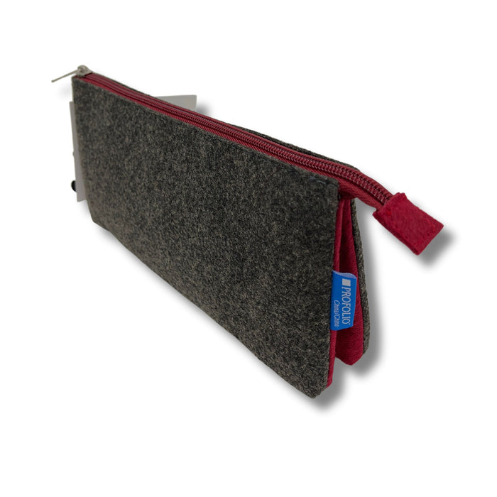 Itoya Midtown Pouch red and dark grey