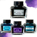 Kuretake Meiji No Iro bottled ink set showing multiple colours