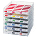 Kuretake Gansai Tambi stacked storage case with multiple colour trays