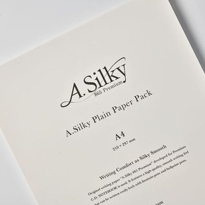 Apica A Silky Plain Paper Pack A4 premium white writing paper