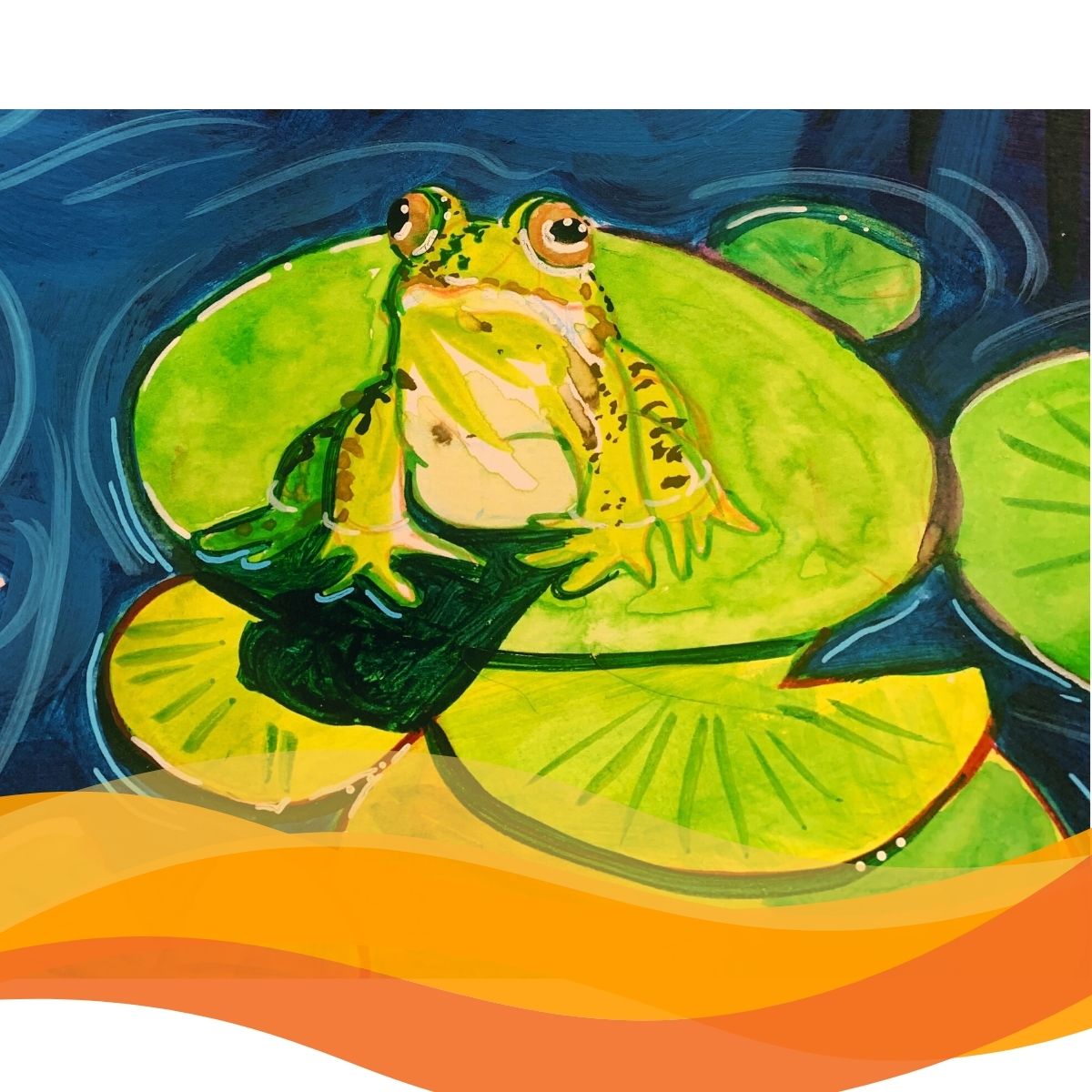 Spring LunchTime Workshop - Frog on a Lily Pad
