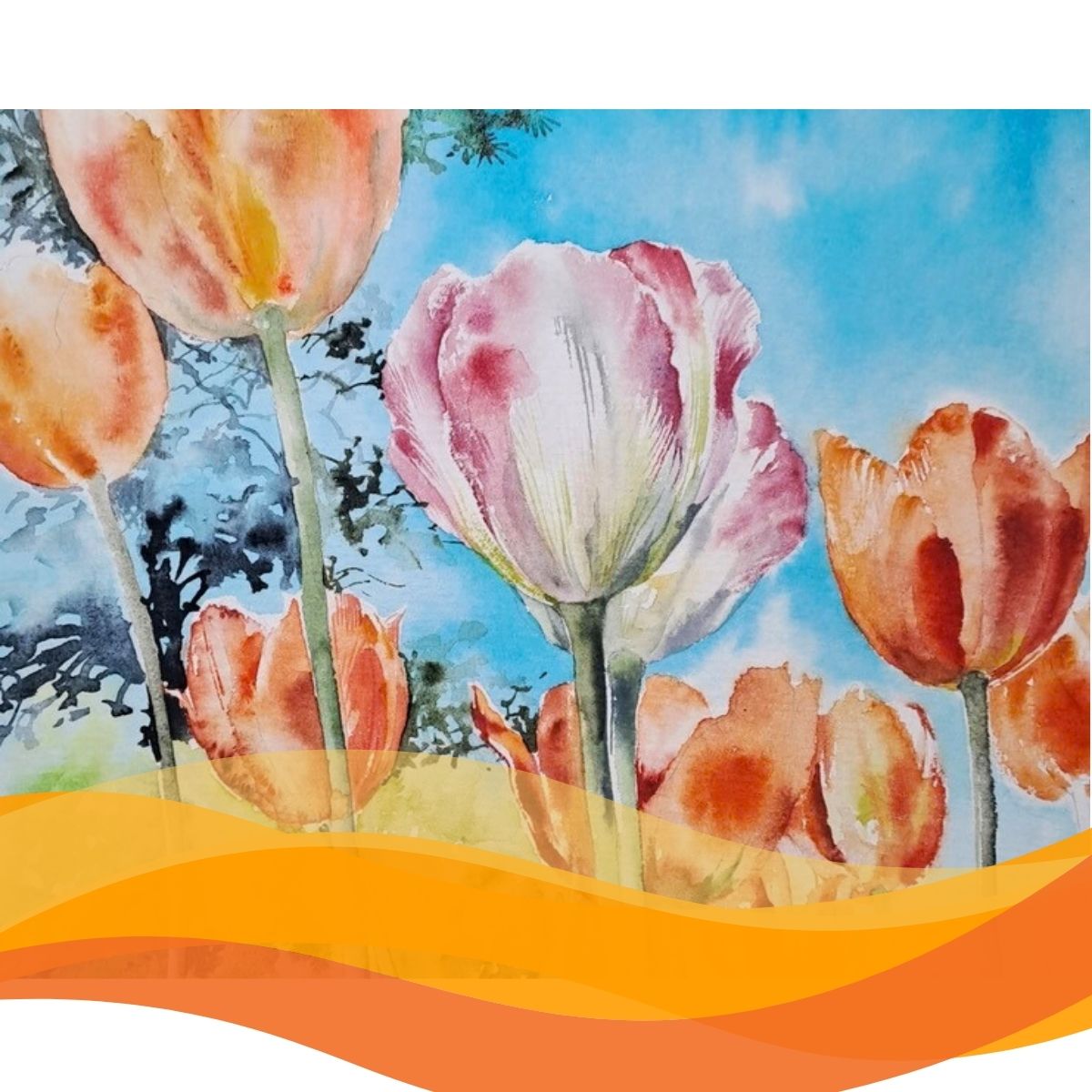Tulip Festival – Panoramic View Watercolour Workshop with Yulia Lisitsyna