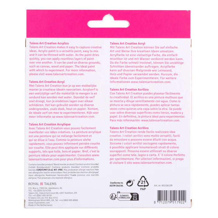 Art Creation Acrylic Sets 12ml Tubes