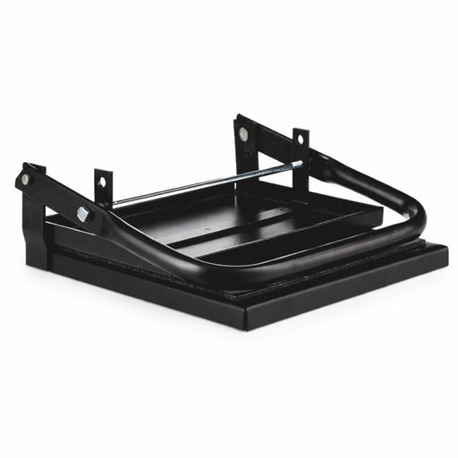 Compact 6x8 inch block printing press with handle folded