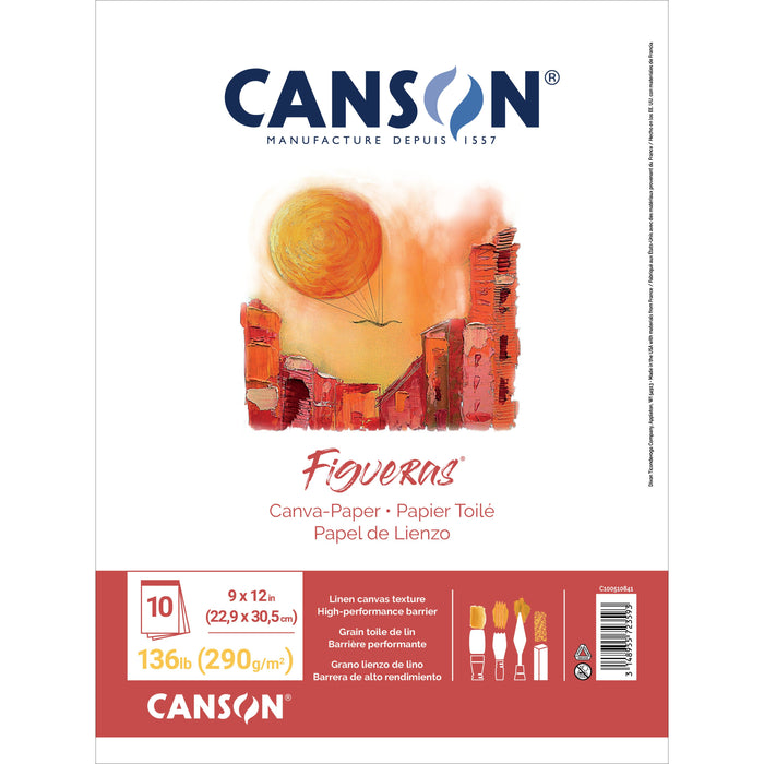Canson Figueras Canva-Paper Pad 9x12
