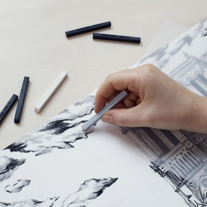 Conte Crayon Sketching Set of 12 Colours