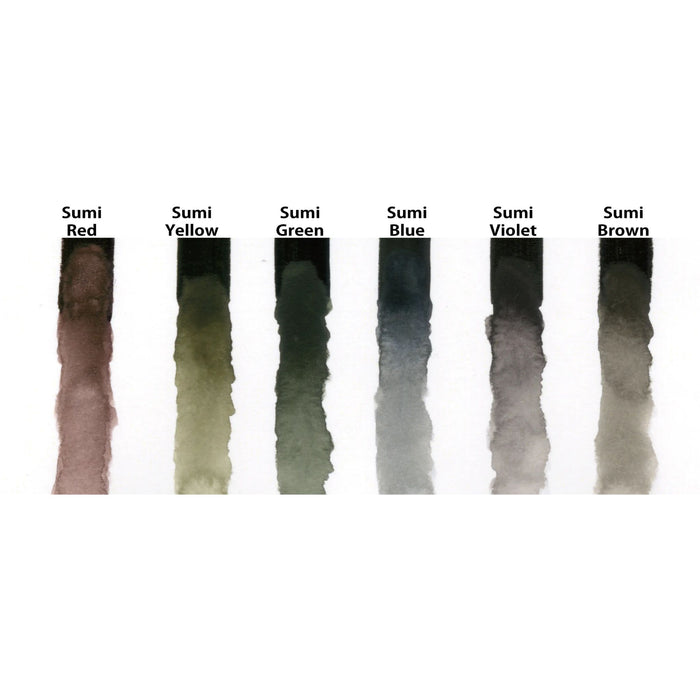 Kuretake Gansai Tambi Sumi Colours Watercolour Pan Set