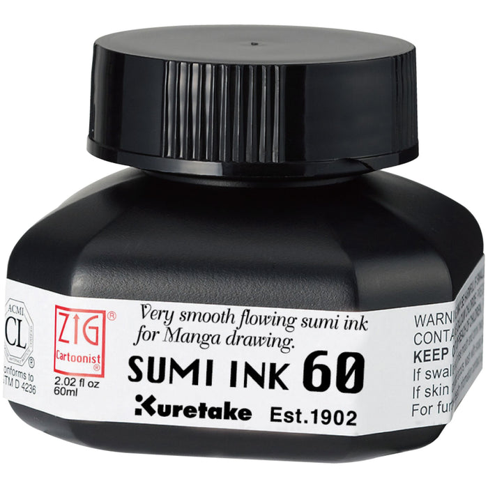 Zig Cartoonist Sumi Ink 60 Black