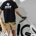 MTN Maximo 750ml spray paint being applied to a large wall mural with high-pressure aerosol coverage
