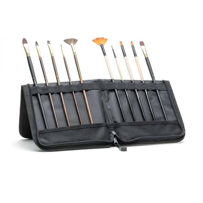 Art Pro Brush Case and Holder for Long Handle