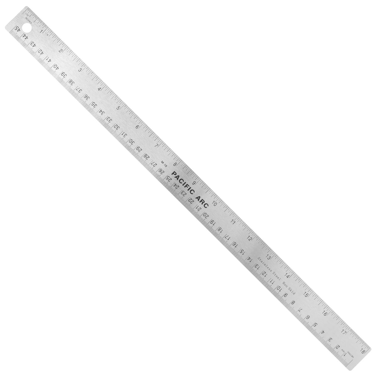 Pacific ARC Stainless Steel Ruler, Cork Back — Wallack's Art Supplies ...