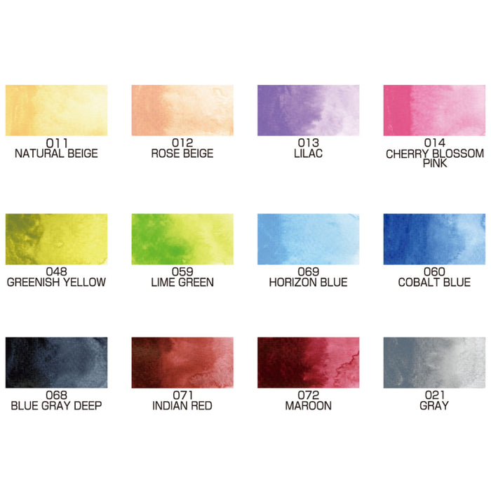 Kuretake Gansai Tambi Watercolour Pastel Colours Sets