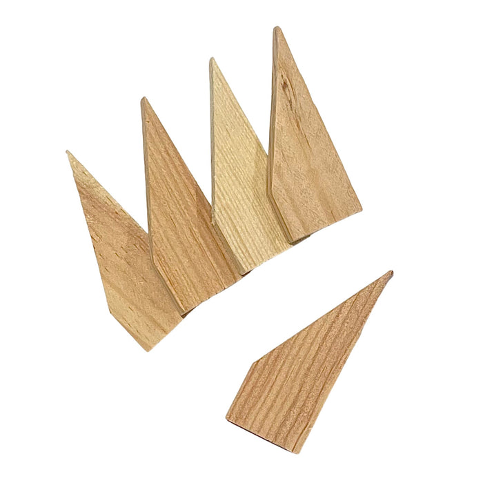 Wooden Canvas Wedges Pack of 4