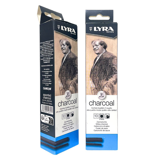 Assorted Willow Charcoal Box, 10pcs
