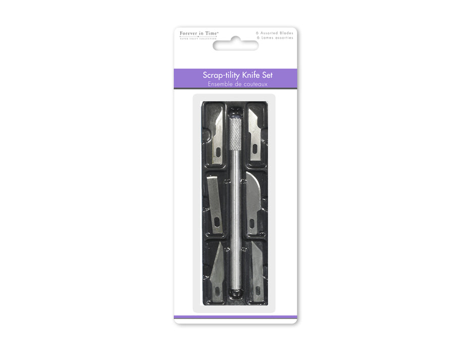 Utility Knife Set with 6 Blades