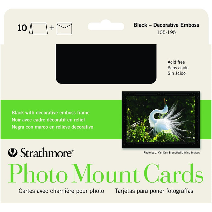 Strathmore Photo Mount Cards - Decorative Emboss