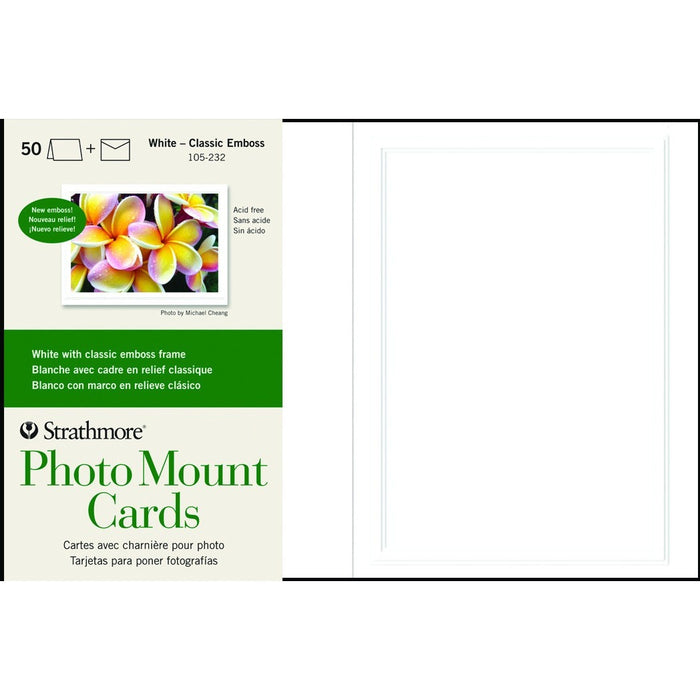 Strathmore Photo Mount Cards - Classic Emboss