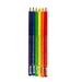 rainbow of colour pencils