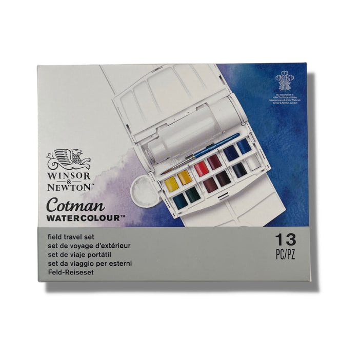 Winsor & Newton Cotman Watercolour Field Plus Set front packaging