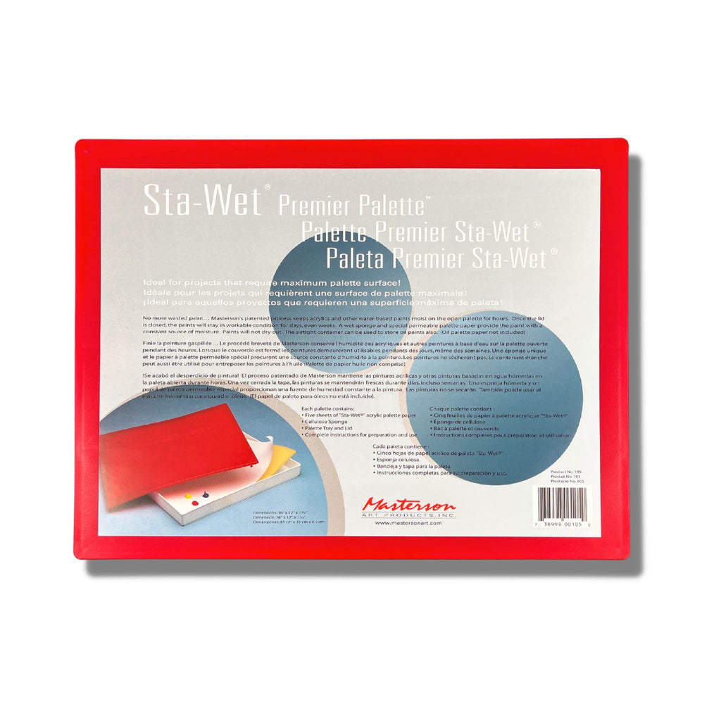 Sta-Wet Painter's Pal Palette 12 x 13 - Meininger Art Supply