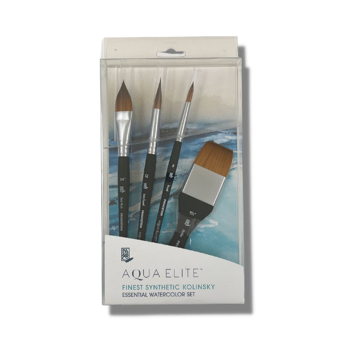 Princeton Aqua Elite Synthetic Kolinsky Watercolor Brush Long Round 12