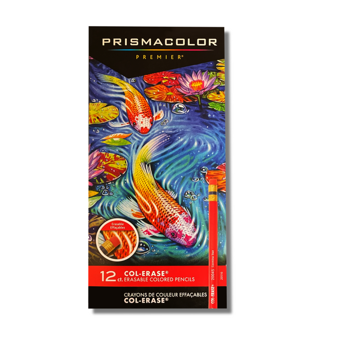 Prismacolor Col-Erase coloured pencils in a set of twelve colours