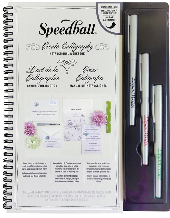 Speedball Create Calligraphy Instructional Workbook