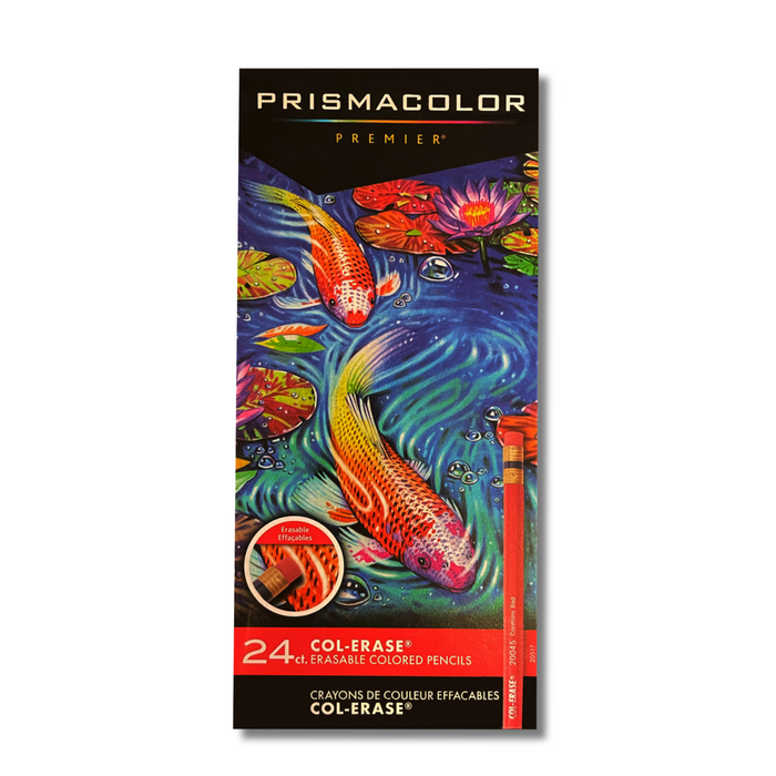 Prismacolor Col-Erase Erasable Coloured Pencils Set of 24