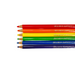 rainbow of colour pencils