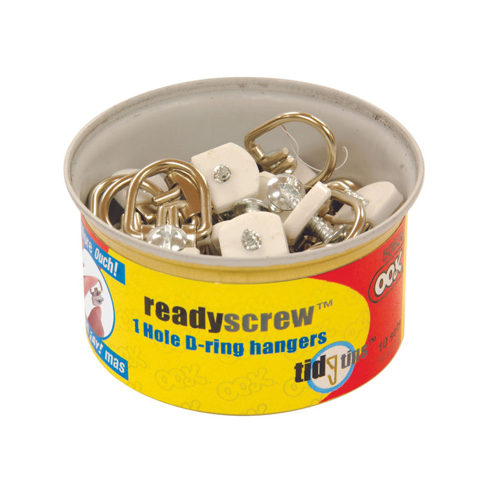 ReadyScrew D-Ring Hanger Tidy Tins