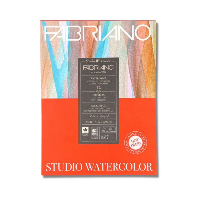 Fabriano Watercolour Pads hot press medium