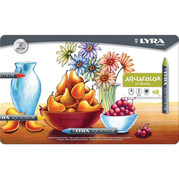 Lyra Lyrax Wax-Giant Crayons - Set of 12, Assorted