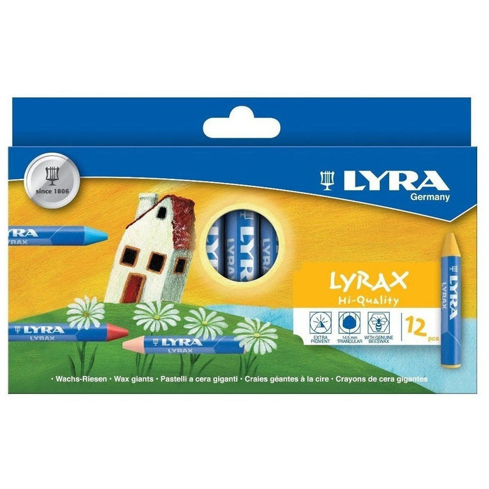 Lyra Lyrax Beeswax Crayon Set of 12
