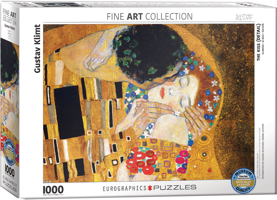 Klimt "The Kiss" Detail Puzzle
