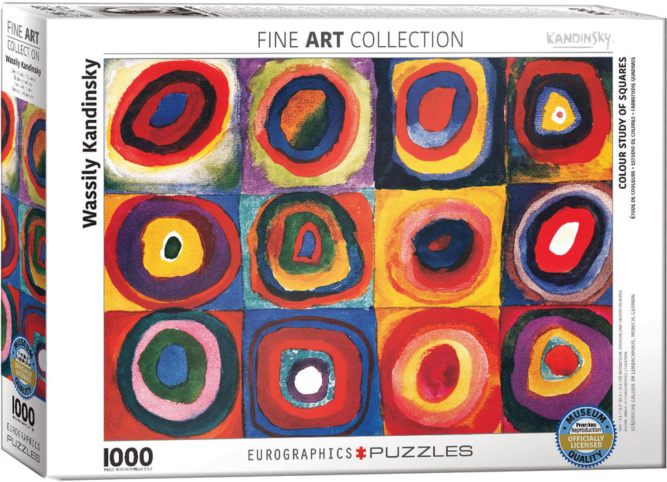 Kandinsky "Colour Study of Squares" Puzzle
