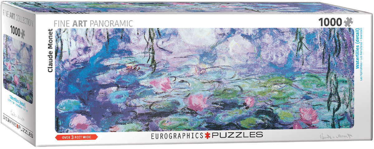 Claude Monet "Waterlilies" Panoramic Puzzle