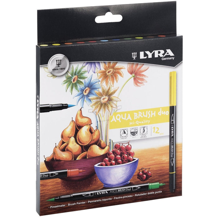 Lyra Aqua Brush Duo Marker Set