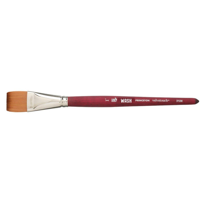 Princeton Velvetouch Angle Bright Brush, Long Handle, Size 6 - Professional  Artist Brushes for Mixed Media, Acrylic, Oil - Yahoo Shopping