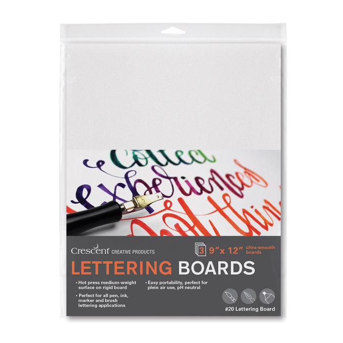 Crescent 9" x 12" Lettering Board 3 Pack