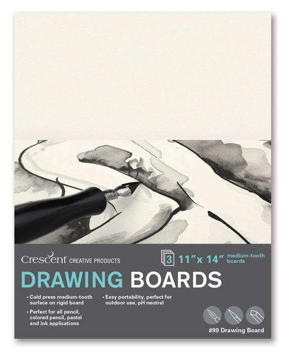 Crescent 9" x 12" Drawing Board 3 Pack