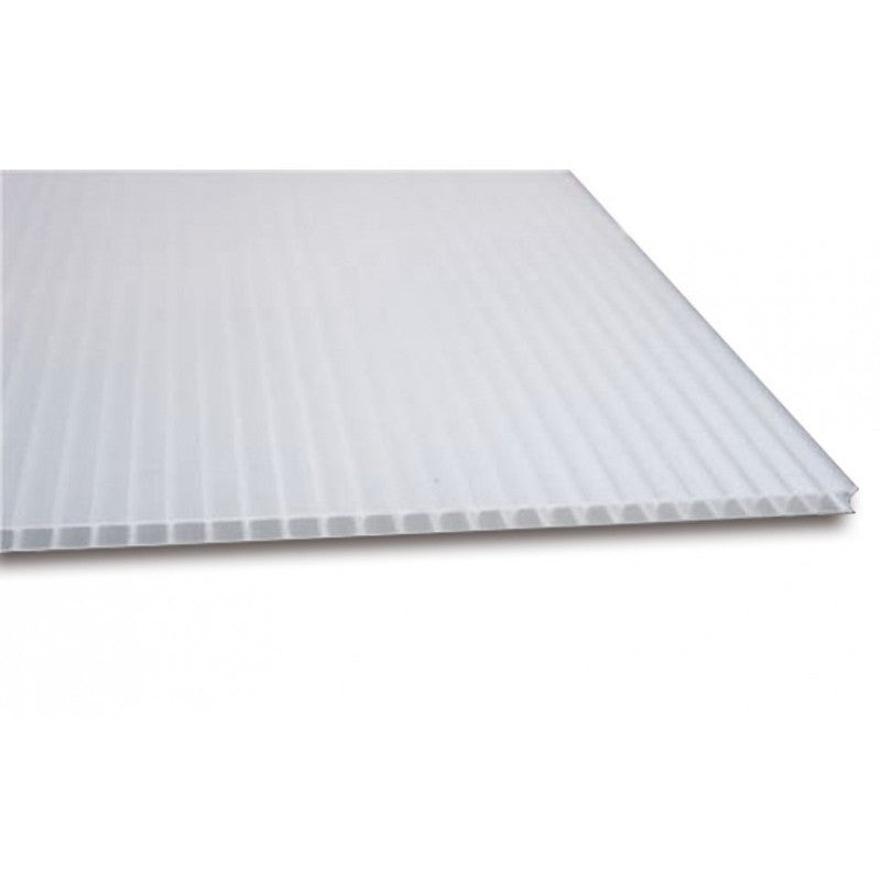 Coroplast 4mm Corrugated Plastic Sheets – 4 Pack, 12x24 Inches, Translucent