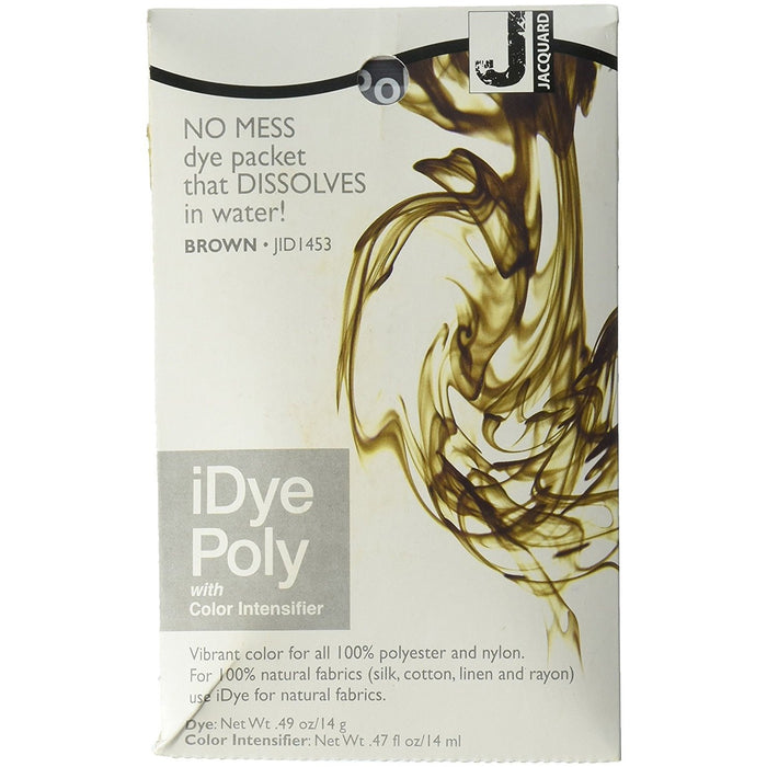 Jacquard iDye Poly Brown Fabric Dye No Mess Water Dissolving