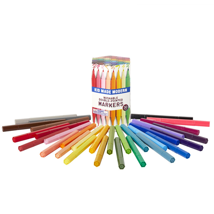 Kid Made Modern Washable Double-Pointed Markers Set of 30