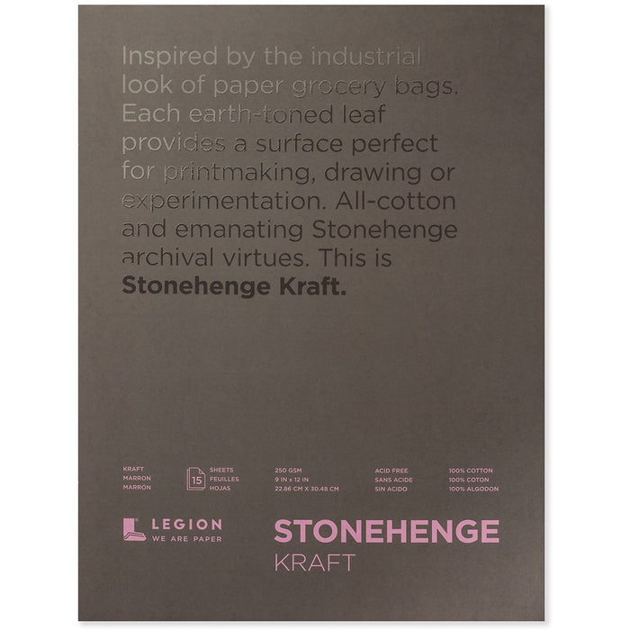 Stonehenge Cotton Kraft Printmaking Pads
