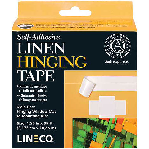 Lineco Self Adhesive Linen Tape
