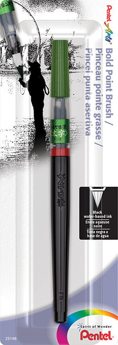 Pentel Black Brush Pen - BOLD
