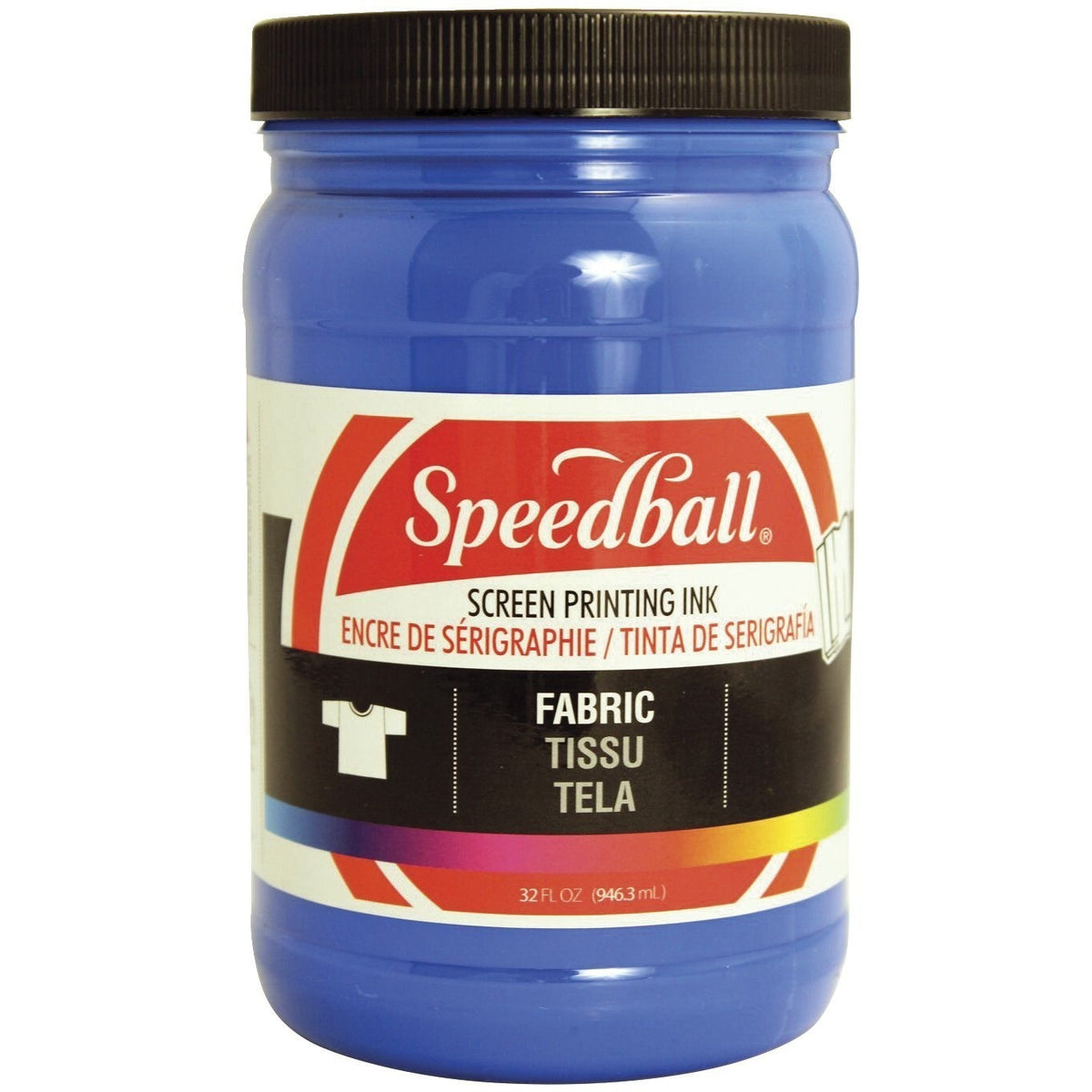 Speedball Fabric Screen Printing Ink 32 oz Jar - Fluorescent Yellow