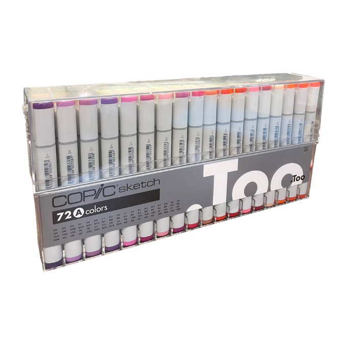 Copic Sketch Alcohol Based Markers Set of 72 A Colours