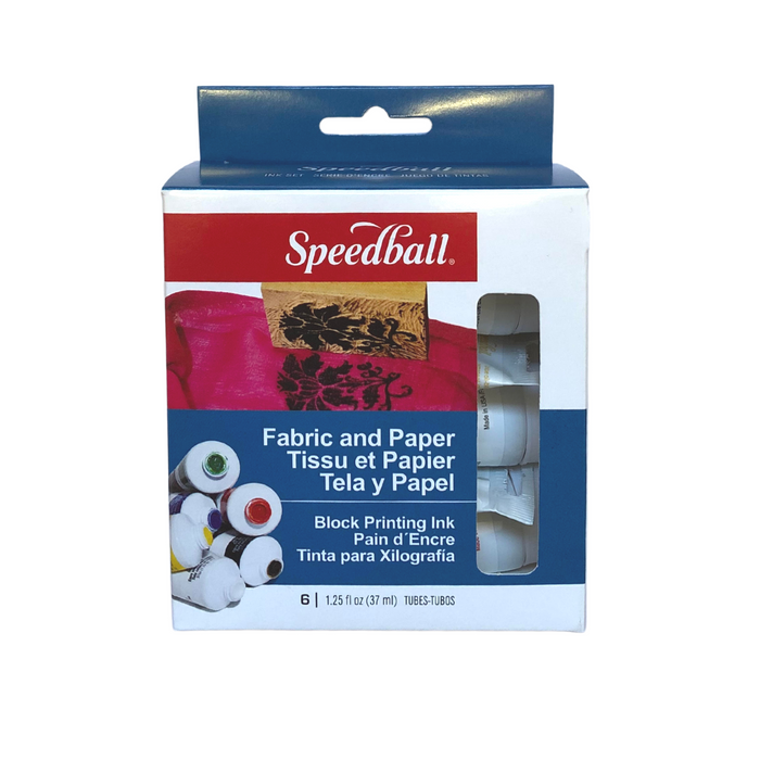 Speedball Fabric Block Printing Ink Kit