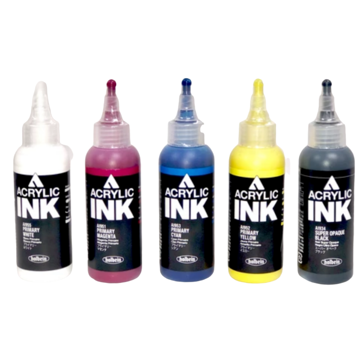 Holbein Acrylic Ink - Super Opaque Black 100ml